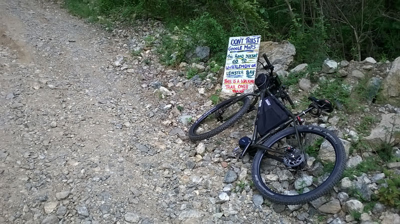Elecric bike on the Johnny Horn Trail, St John USVI